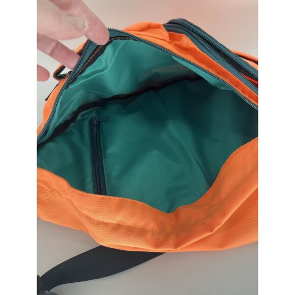 KAVU Rope Sling Bag Orange Hiking Travel Shoulder Daypack - Picture 2 of 3